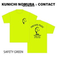 Kunichi Nomura×Contact リターンTシャツ（蛍光グリーン）