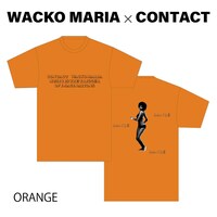 WACKO MARIA×Contact リターンTシャツ（オレンジ）
