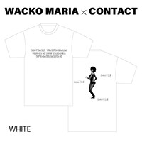WACKO MARIA×Contact リターンTシャツ（白）