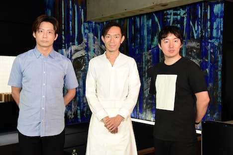 左から黒木啓司、クロッサムモリタオーナー兼シェフの森田隼人氏、TASTE LOCAL代表・篠塚孝哉氏。