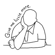 Give me little more.ロゴ