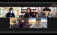 go!go!vanillasと長島涼平（フレンズ、the telephones）。「自宅から生配信！【祝!CD発売アメイジングトーク!!!!】」より。