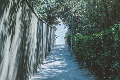 神奈川・神奈川県立近代美術館 葉山館の風景。