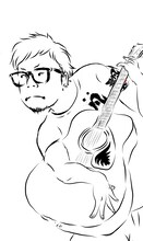 団長（NoGoD）のイラスト。