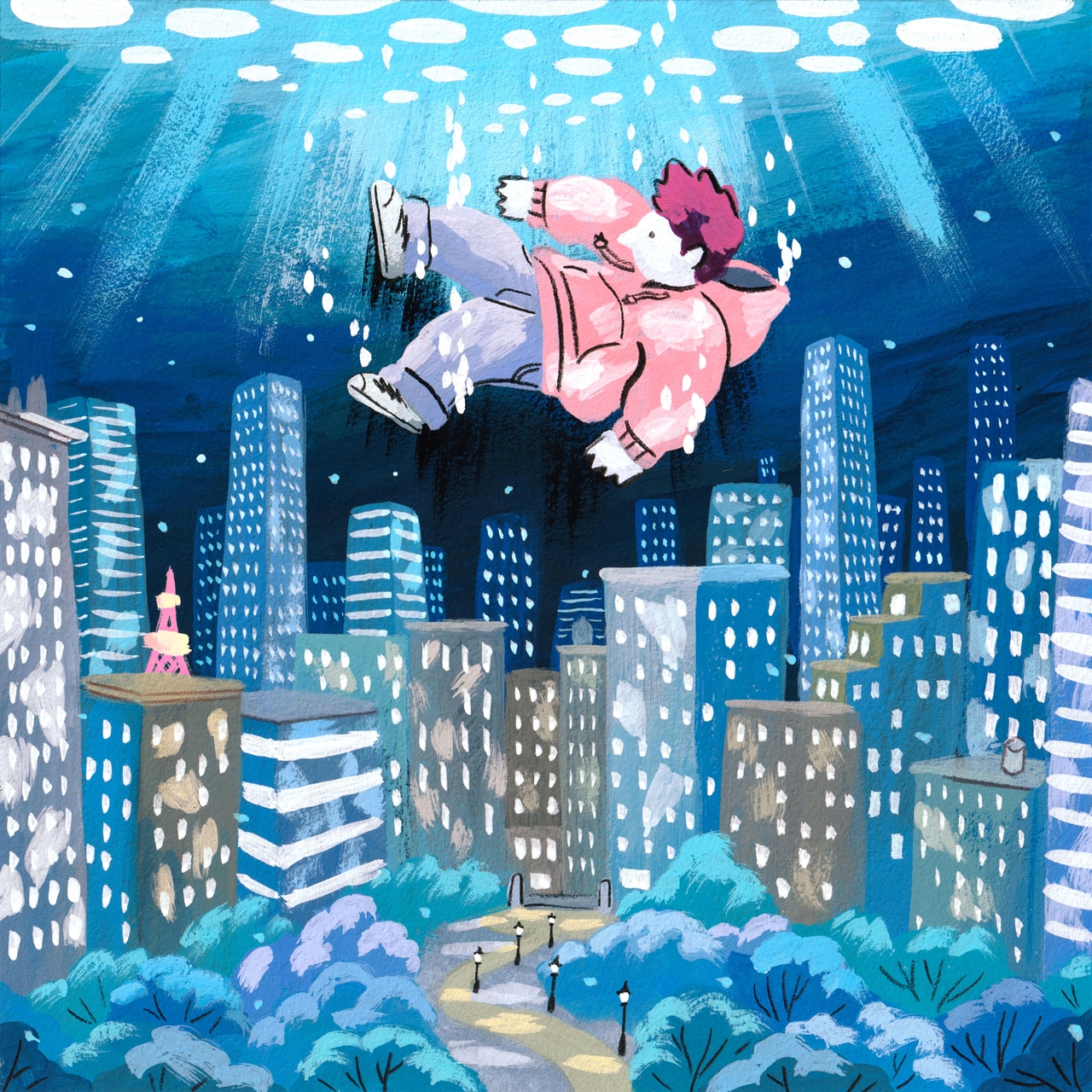 Saucy Dog「BLUE」配信ジャケット