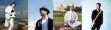 左から根本要(スターダスト☆レビュー)、杉山清貴、KAN 、馬場俊英。