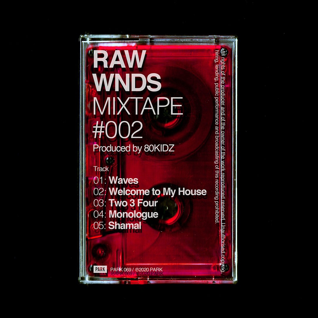 80KIDZ「RAW WNDS MIXTAPE #002」ジャケット