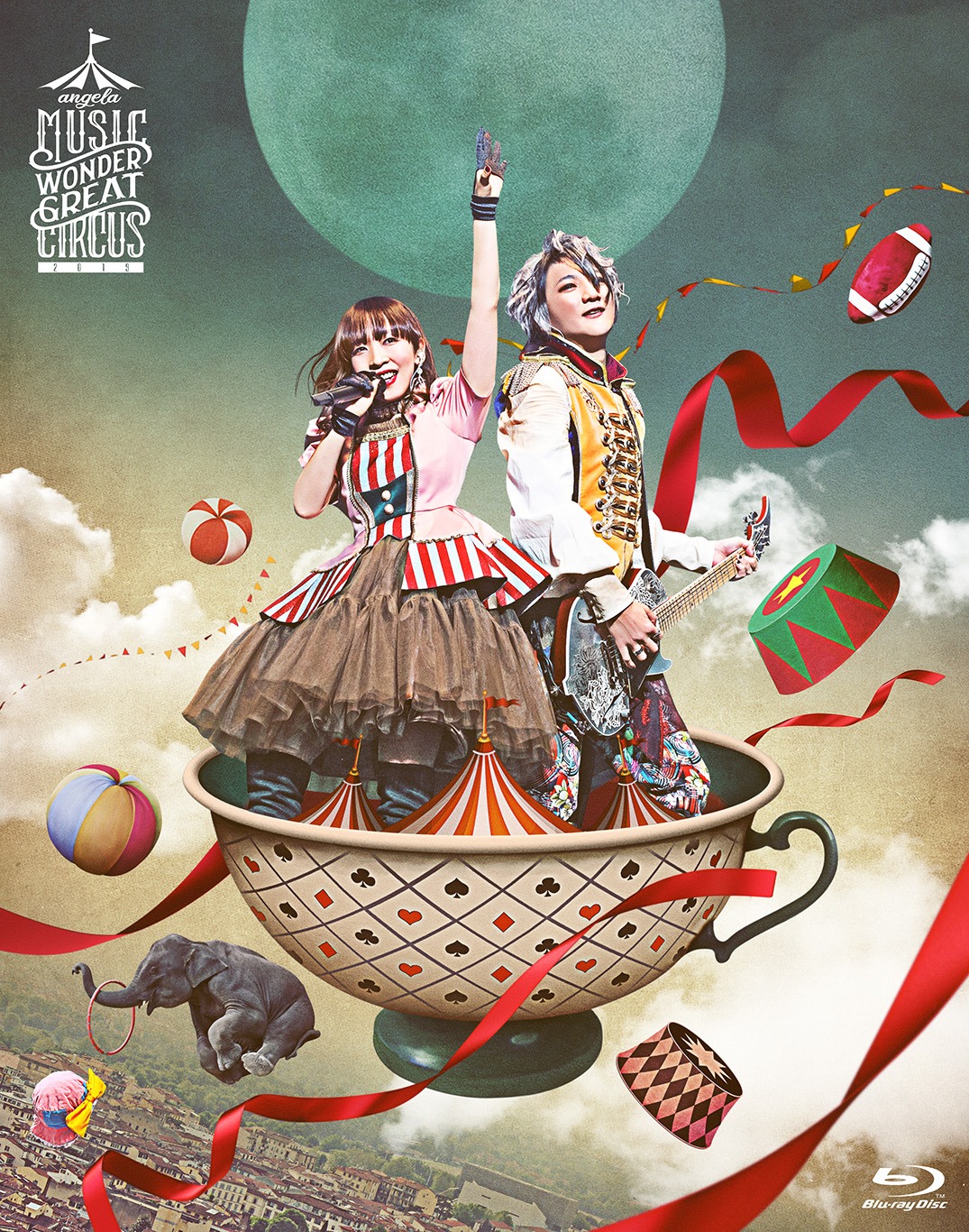 angela「angelaのミュージック・ワンダー★大サーカス 2019 LIVE Blu-ray」ジャケット