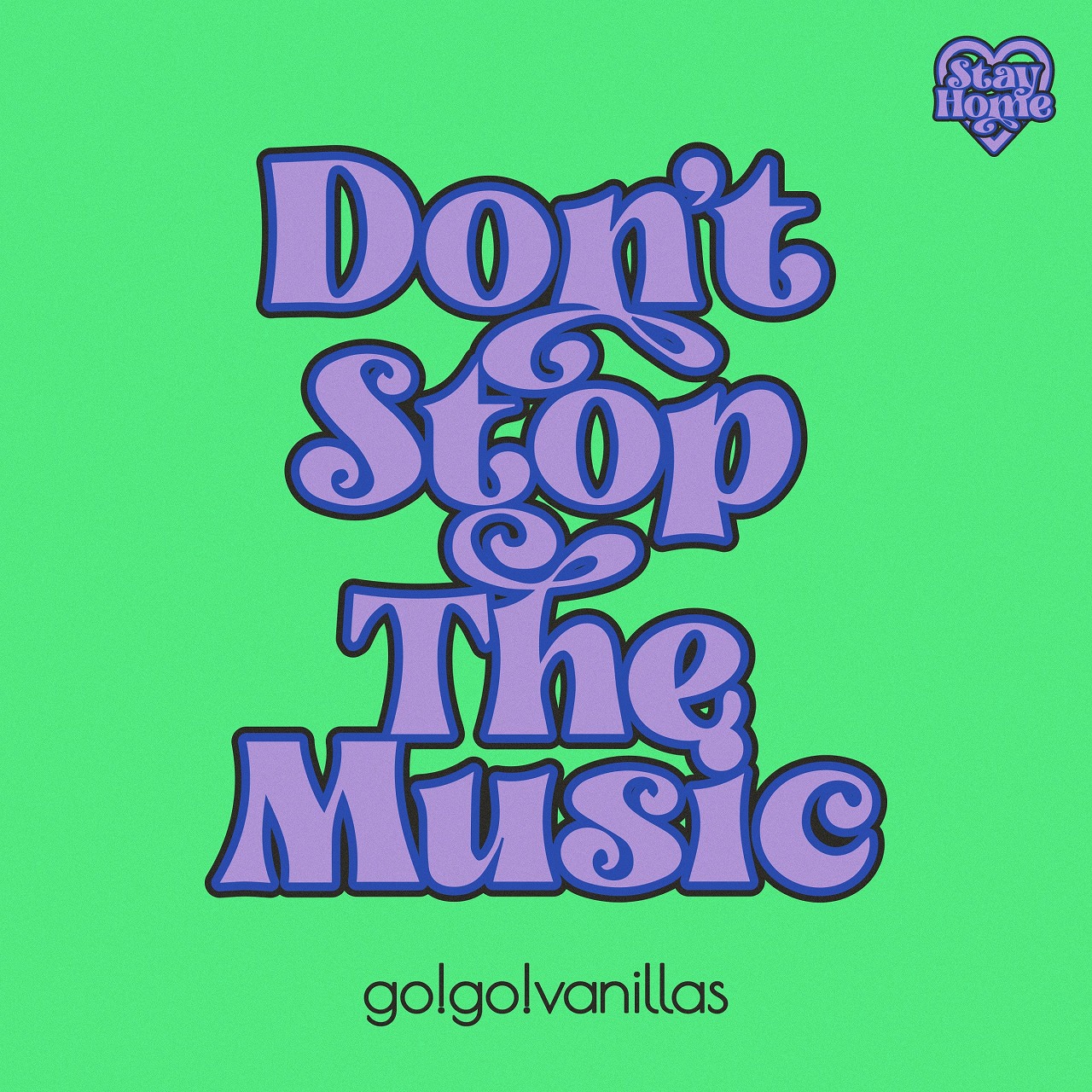 go!go!vanillas「ドントストップザミュージック」配信ジャケット