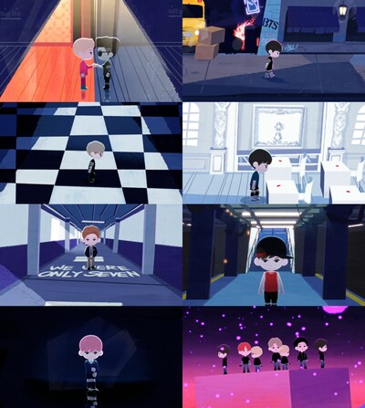 BTS「We are Bulletproof : the Eternal」ミュージックビデオより。