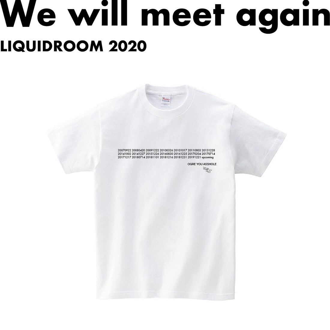 幻のツーマンを控えていたオウガと踊ってばかりの国、LIQUIDROOMドネーションTシャツ企画に参加