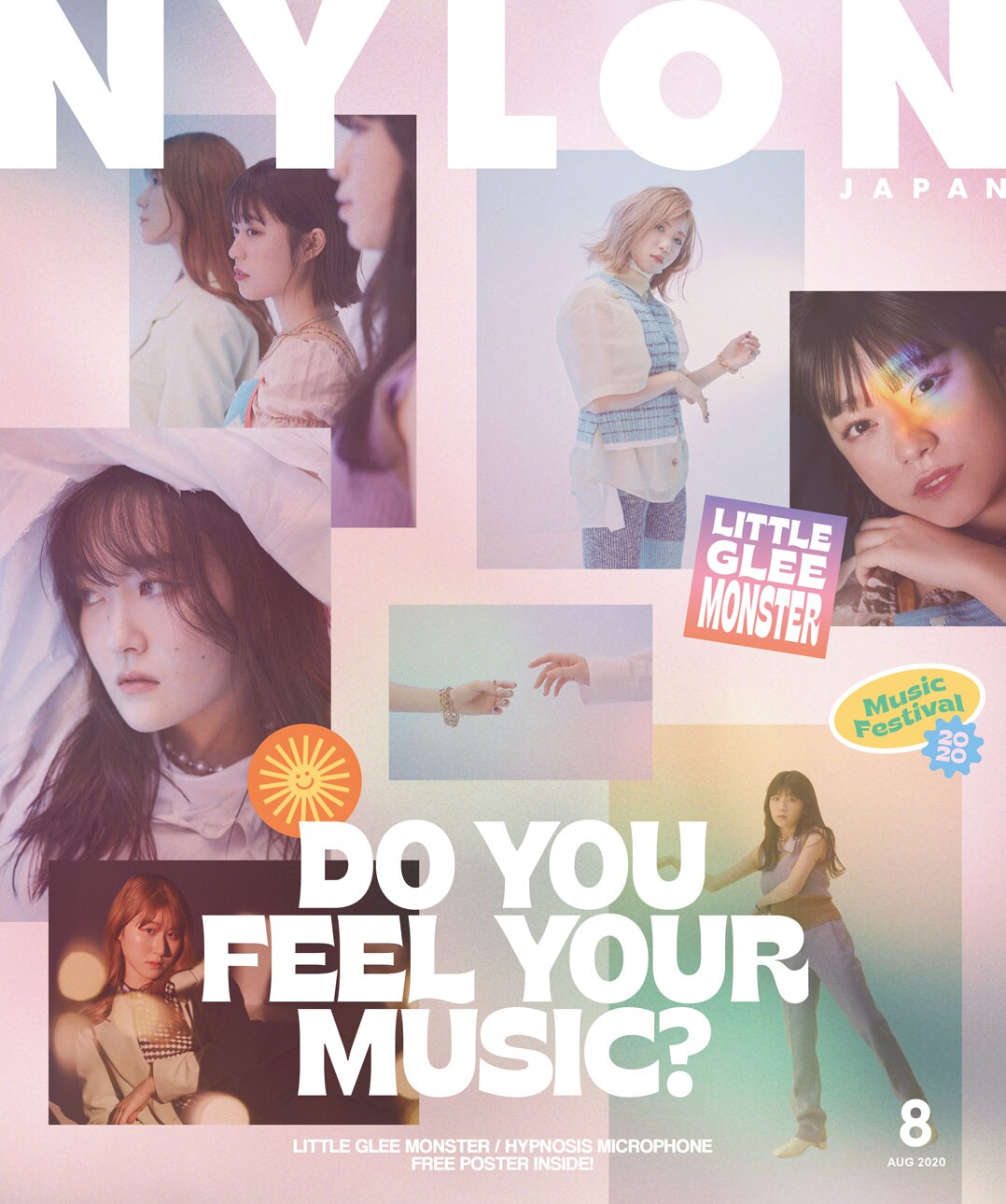 表紙はリトグリ＆ヒプマイ「NYLON」音楽特集号にFukase、川谷絵音、OWV