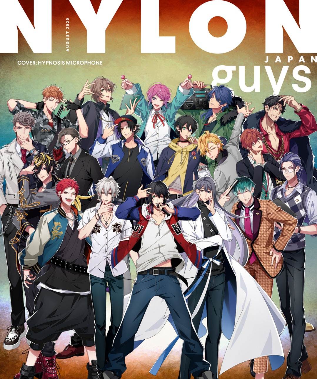 「NYLON JAPAN guys」8月号表紙