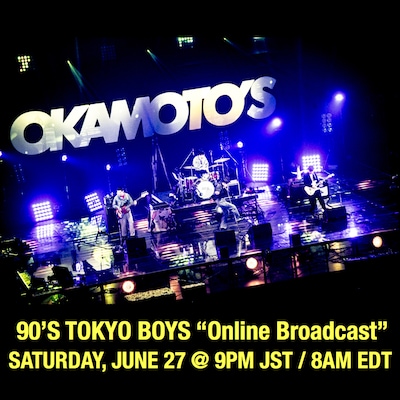 「90'S TOKYO BOYS "Online Broadcast"」告知ビジュアル