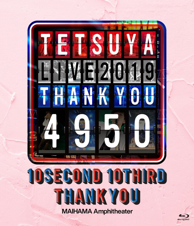 TETSUYA「TETSUYA LIVE 2019 THANK YOU 4950」Blu-rayジャケット