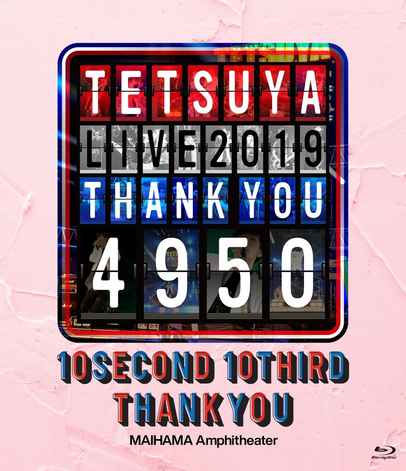 TETSUYA「TETSUYA LIVE 2019 THANK YOU 4950」Blu-rayジャケット