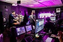 IAF ＆ DOMMUNE Presents FISHMANS AR LIVE「INVISIBILITY」リハーサルの様子。