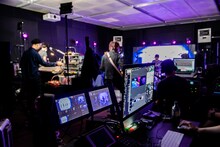 IAF ＆ DOMMUNE Presents FISHMANS AR LIVE「INVISIBILITY」リハーサルの様子。