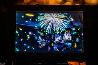 「ナイトクルージング」で打ち上がった花火。