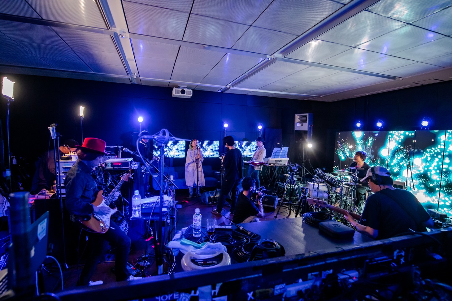 IAF ＆ DOMMUNE Presents FISHMANS AR LIVE「INVISIBILITY」の様子。