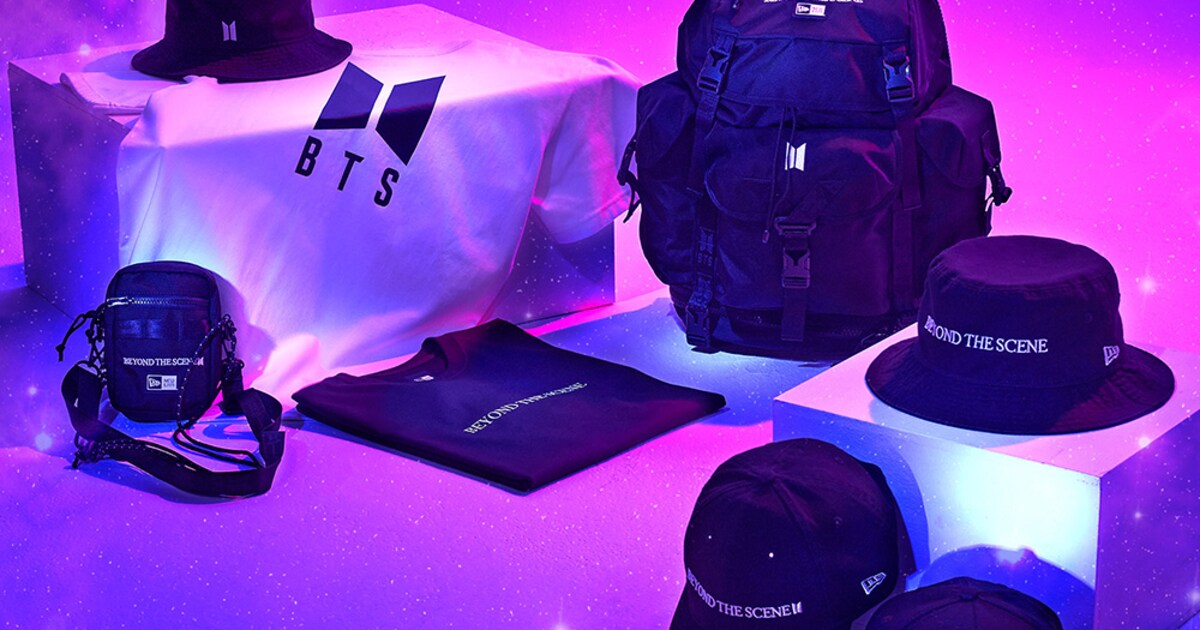BTSとNEW ERAのコラボアイテム明日発売、バケットハットやショルダー 