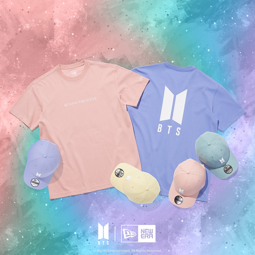 BTS×NEW ERAコラボアイテムビジュアル