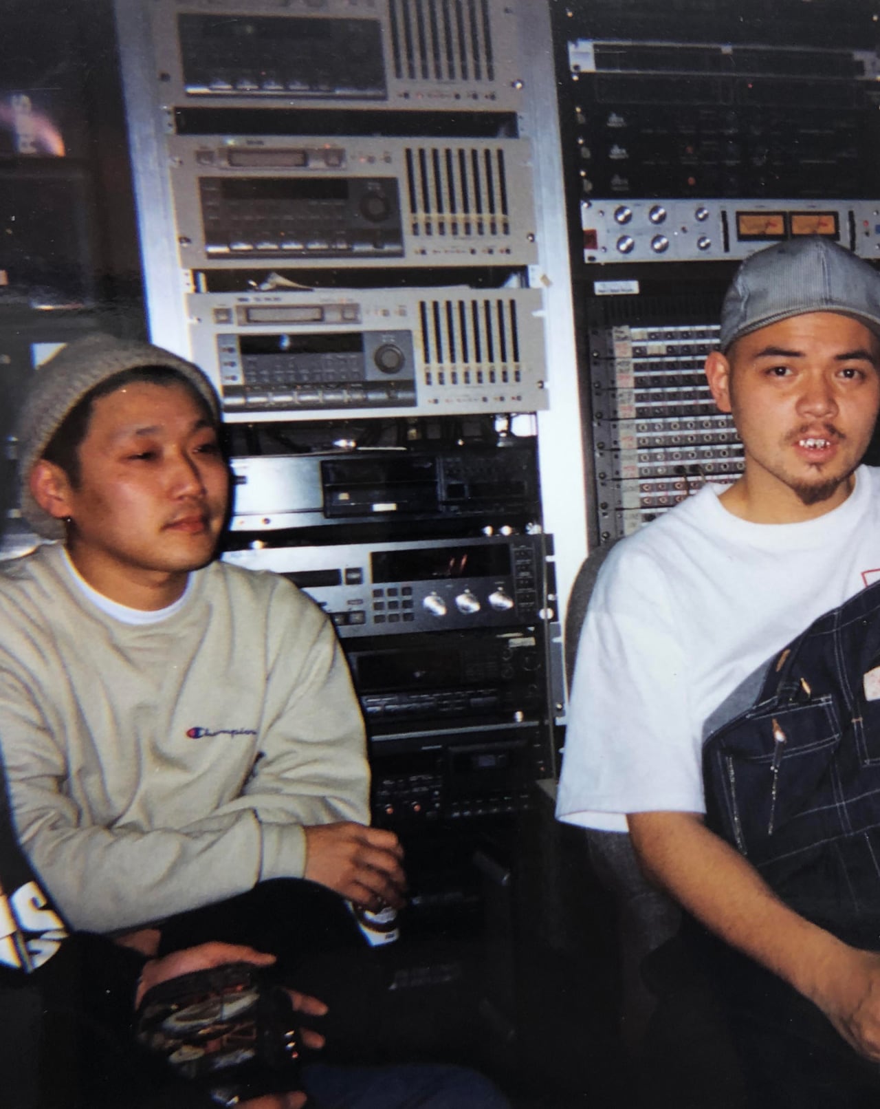 ECDとD.L。Rinky Dink Studioにて。(c)BUDDHA BRAND