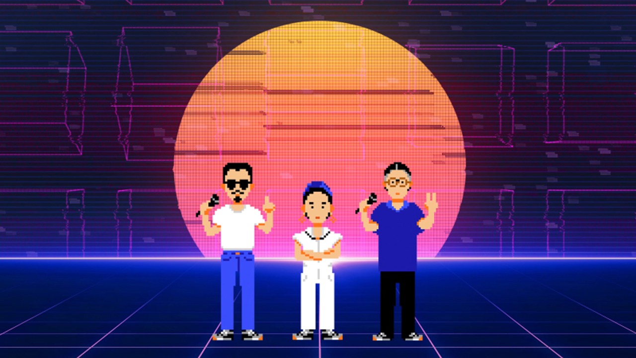FNCY「REP ME」MVのワンシーン。