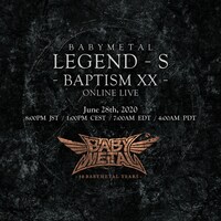 BABYMETAL「LEGEND - S - BAPTISM XX - ONLINE LIVE」告知画像
