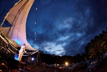 C&K「移動式遊園地～ぼくらはどこへでも行ける～“種まき編”」の様子（photo by 鳥居洋介）