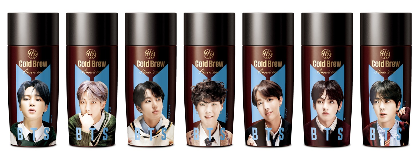 「BTS スペシャルパッケージ Hy コールドブリューアメリカーノコーヒー」パッケージ