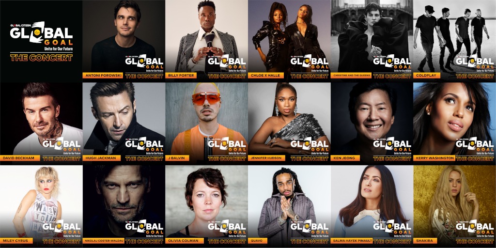 「Global Goal: Unite for Our Future」出演者
