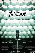 TENDRE「360° VR STREAMING LIVE」告知ビジュアル
