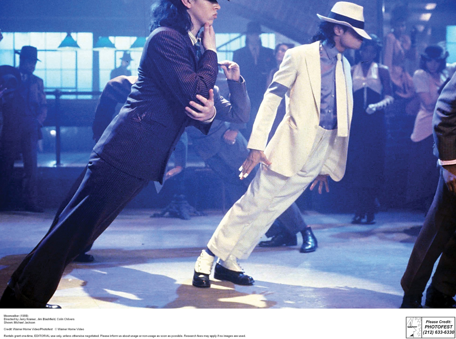 マイケル・ジャクソン「Smooth Criminal」ミュージックビデオより。(c)Photofest/Aflo