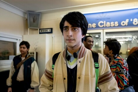 映画「カセットテープ・ダイアリーズ」より。(Photo by Nick Wall)