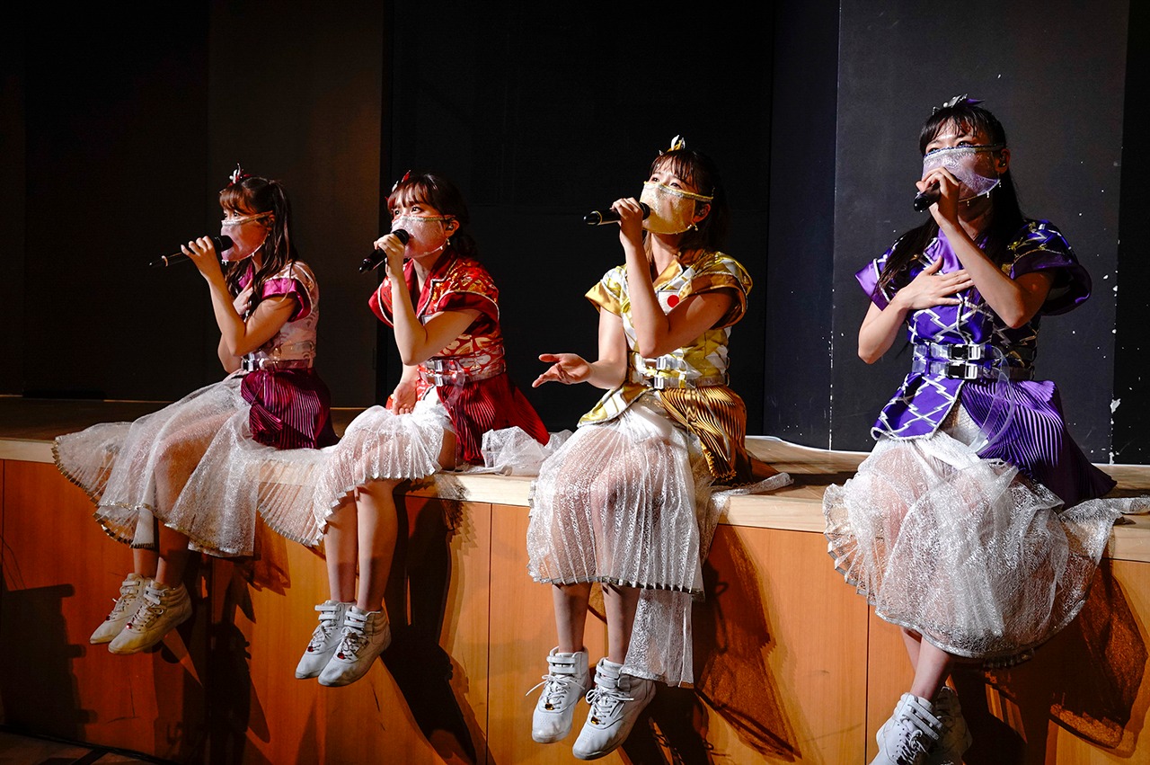 ももいろクローバーZ「Behind closed doors『2020 次が始まり』」の様子。（撮影：上飯坂一）