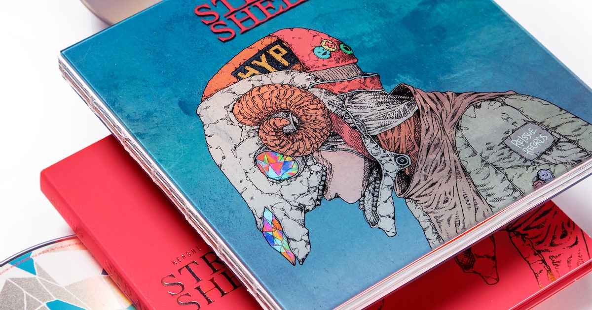 米津玄師「STRAY SHEEP」アートブック盤（DVD）を展開した様子。 [画像 