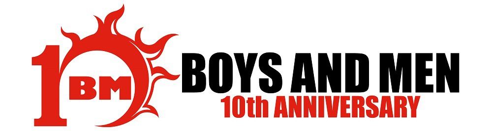 BOYS AND MEN 10周年ロゴ