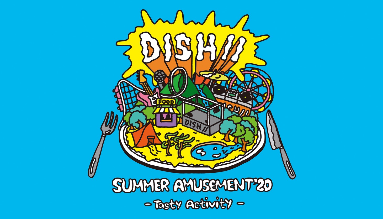 「DISH// SUMMER AMUSEMENT '20 -Tasty Activity-」ロゴ