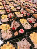 「INGプロジェクト2020」で配達する弁当。