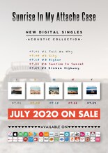 Sunrise In My Attache Case5週連続リリース告知用ビジュアル