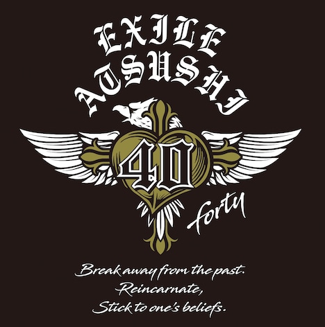 EXILE ATSUSHI「40 ～forty～」ロゴ