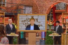 リモート出演の品川祐（中央）。 (c)読売テレビ