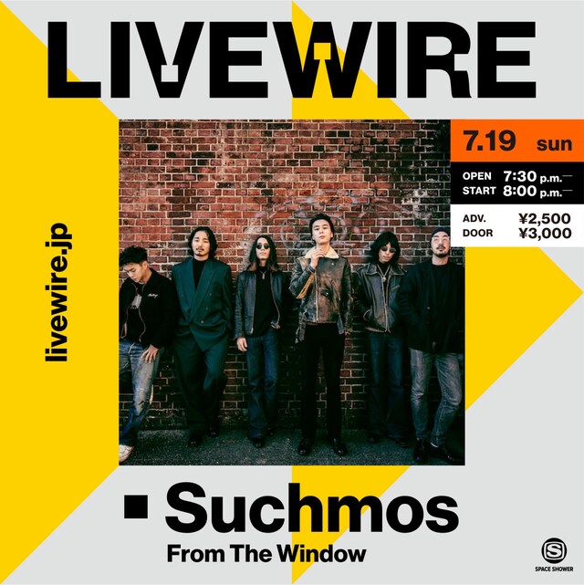 「LIVEWIRE Suchmos From The Window」ビジュアル