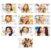 タワーレコードでTWICE「Fanfare」を購入した人に配布されるクリアトレカ（全10種）。
