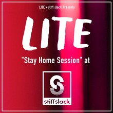 「stiffslack OPENING EVENT LITE×stiffslack "Stay Home Session"」告知ビジュアル