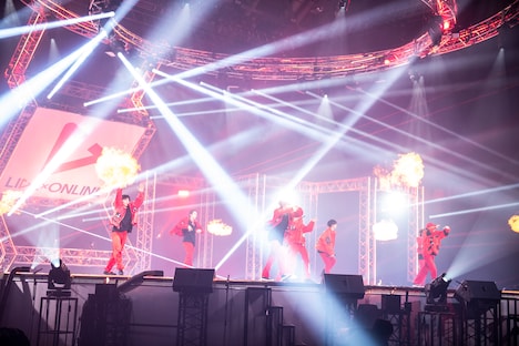 FANTASTICS from EXILE TRIBE「LIVE×ONLINE」の様子。（写真提供：LDH）