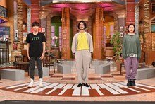 左から寺岡呼人、大橋トリオ、AAAMYYY。