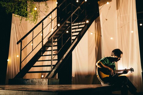 Shohei Takagi Parallela Botanica「ミッドナイト・ランデヴー」ミュージックビデオのワンシーン。(撮影:廣田達也)