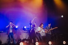 「FNCY 槍ヶ崎 ONLINE LIVE supported by COCALERO」の様子。（Photo by Yuji Kaneko）